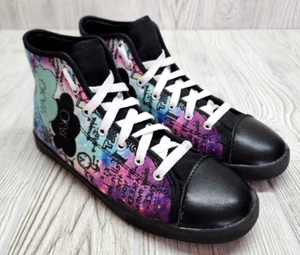 John Green The Fault in Our Stars Quotes SOYOTO Shoes Multicolor Women's Size 7 - Picture 1 of 23