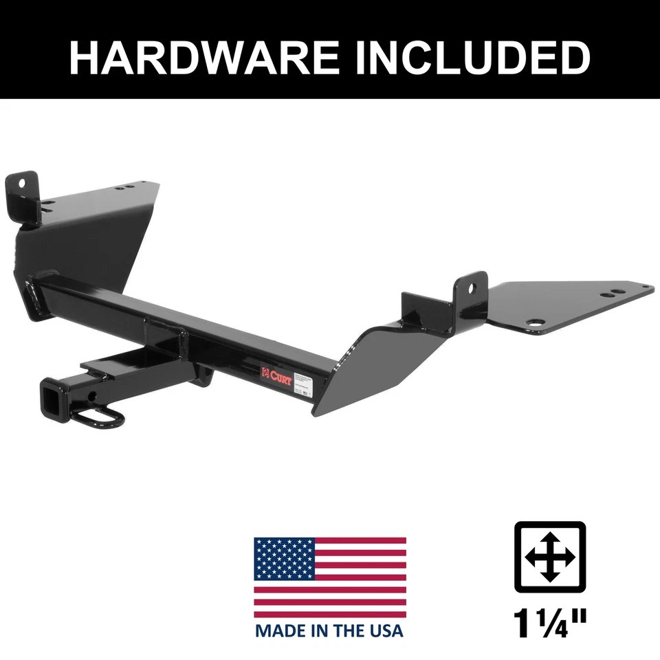 Сцепное устройство CURT 1997-2005 Buick Century пассажирский класс 2, приемник 1-1/4 дюйма - Изображение 1 из 4
