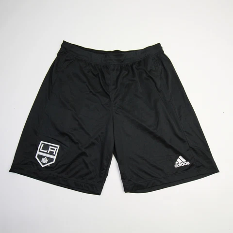 Los Angeles Kings adidas Athletic Shorts Men's Black New Cover