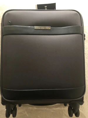 DKNY ACE Spinner Upright Soft Cabin Case with TSA Lock - 21"/ 55cm, Blk/Charcoal - Image 1 of 4