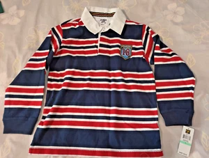 OshKosh Boys Size 8 Collared Long Sleeve Sweat Shirt pullover - Picture 1 of 2