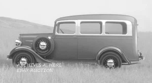 Chevrolet 1936 Chevy Suburban automobile car factory press photo photograph - Picture 1 of 1