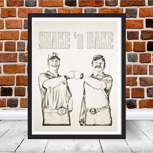 Talladega Nights Ricky Bobby Shake 'n Bake Will Ferrell Funny Movie Poster Art - Picture 1 of 3