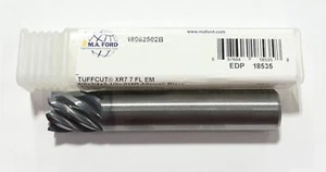 M.A. Ford 5/8" Carbide End Mill 7 Flute .015" Radius Altima Blazed Coated - Picture 1 of 1