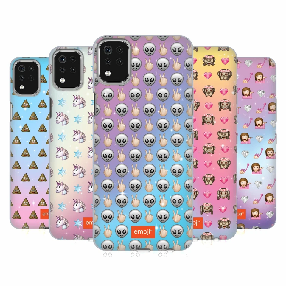 FUNDA GEL PATRONES EMOJI® OFICIAL PARA TELÉFONOS LG 1 Foto 1 de 4