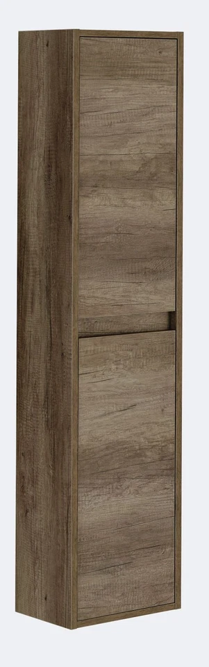 NBrand Colonna Bagno Sospesa Mobile 2 Ante 30x26x140h cm Rovere 305070H Dakota