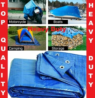Abdeckplane Schwerlast Wasserdicht Abdeckung Dacheindeckung Boden Camping Wohnwagen Plane