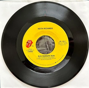 KEITH RICHARDS Run Rudolph Run/The Harder They Come VG+ 7" 45RPM - Foto 1 di 3