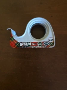 Dispensador de cinta vintage de metal SCOTCH color Navidad ROJO - Imagen 1 de 4