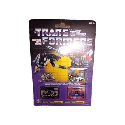 Transformers Walmart Reissue 2Pack Decepticons Ravage and Rumble 2018 Authentic  - Image 1 of 4