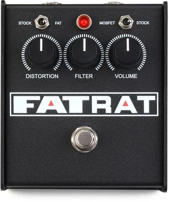 Pedal de distorsión Pro Co Fat Rat seleccionable Mosfet recorte y refuerzo Foto 1 de 4