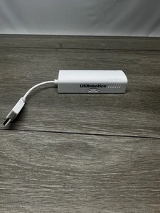US Robotics USR5637 56K USB Fax Modem Nowy zapieczętowany box Dial-Up Biały - Zdjęcie 1 z 4