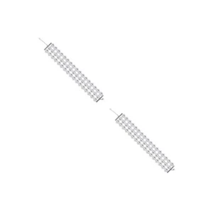 2 Count Ladies Necklace Layered Necklaces for Women Shinning Jewelry - Picture 1 of 12