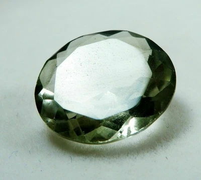 6.60 Cts EGL Certified Natural Round Cut Green Amethyst Loose Gemstone M449 - Image 1 of 4