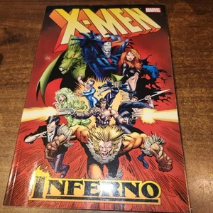 X-Men Inferno Volume 1 TPB Marvel Comics Simonson Bogdanove Claremont Velluto - Foto 1 di 3