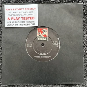 Lori And The Chameleons – Touch 7'' Vinyl 1981 CLEANED/TESTED VG VIDEO CLIP - Picture 1 of 6