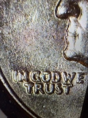 1998 p Washington Quarter Error  IN GOD WE TRUST  and reverse doubling - Image 1 of 4