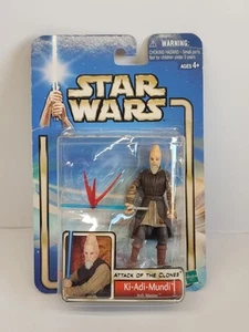 Ki-Adi-Mundi Jedi Master Star Wars Attack of The Clones 2002 Figure BNIB - Picture 1 of 5