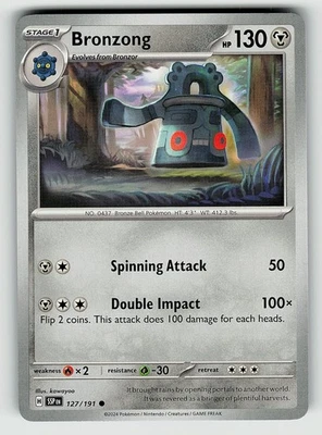 Bronzong SV08: Surging Sparks Common 127/191 Normal - Image 1 of 2