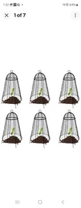 6 Pack Chicken Wire Cloche Plant Protector - 12 x 12 x 23. - Picture 1 of 5