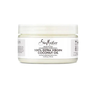 Кокосовое масло Shea Moisture 100% Extra Virgin 3,2 унции - 2 упаковки - Изображение 1 из 4