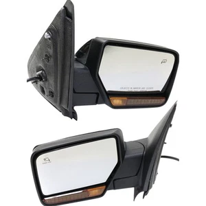 Power Mirror Pair For 2009-2010 Ford Expedition Heated With Memory Chrome - Picture 1 of 12