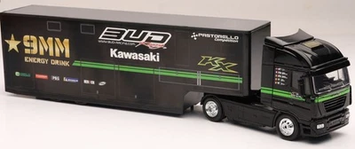 NEWRAY, Camion KAWASAKI BUD RACING TEAM - MAN 4x2, 1/43,  NEW15653 - Immagine 1 di 3