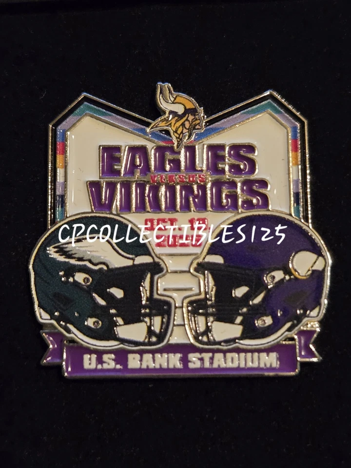 Chicago Bears VS Philadelphia Eagles Game Day Pin 10/19/25 2025 N0 PACKAGE - Image 1 of 1