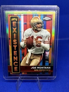 2024 Topps Chrome Into Existence Joe Montana #IE-9 HOF - Picture 1 of 2