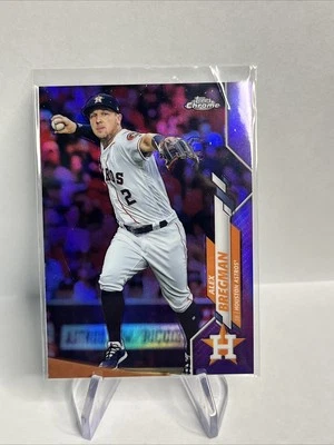 2020 Topps Chrome - Alex Bregman #102 Purple Refractor /299 - Image 1 of 3