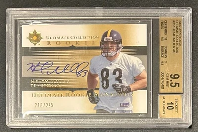 2005 Ultimate Collection Heath Miller Rookie Card #207 Auto  225 - Image 1 of 2