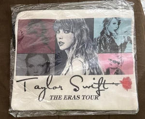 Taylor Swift Merch Makeup Bag The Eras Tour Canvas 10 x 8 Cosmetic Pouch NEW - Picture 1 of 2