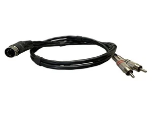 Naim Audio 5 pin DIN to RCA cable 2.5 feet - Picture 1 of 2