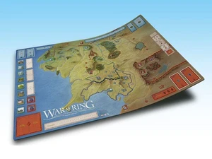 War of the Ring Second Edition Giant Deluxe Neoprene Game Mat 50x35 - Ares Games - Picture 1 of 2