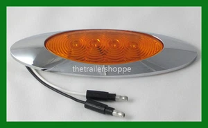 Side Marker Clearance 4 LED AMBER light  Peterbilt KW - Imagen 1 de 1