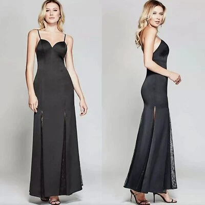 $198 NWT Marciano Sleeveless Diane Maxi Dress Lace Inserts Sz XS - Image 1 of 4