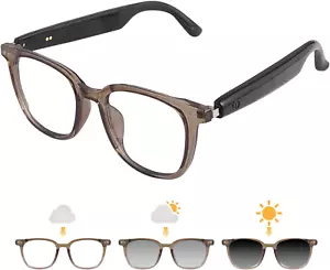 Bluetooth Audio Smart Glasses, Blue Light Glasses for Women Men, Remote Shooting - Picture 1 of 9