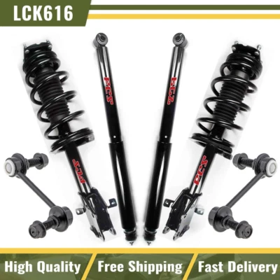 Juego de 6 piezas de amortiguador de puntal completo delantero + eslabones de barra estabilizadora para Ford Edge Lincoln MKX FCS Foto 1 de 4