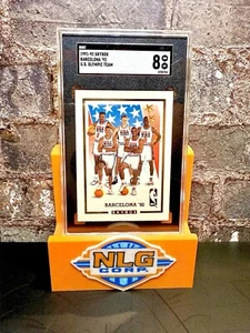 Skybox 1992 USA Olympic Basketball Barcelona Team Card Michael Jordan - Picture 1 of 2