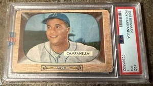 Roy Campanella 1955 Bowman Salón de la fama #22 PSA 1 Brooklyn Dodgers - - Imagen 1 de 2