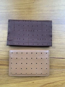 Cross Leather Credit Card Holder Wallet And Case - Picture 1 of 7