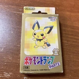 Pokemon  Poker Playing Card trump  Gold 2000 Pichu - Picture 1 of 4