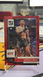 2023 Panini Donruss UFC Anthony Smith Holo Red Laser /75 #196
