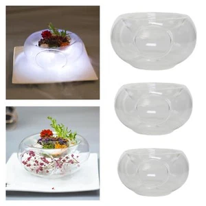 Dry Ice Bowl for Cooking, Hollowware, High Borosilicate Glass Bowl Set for - Picture 1 of 22