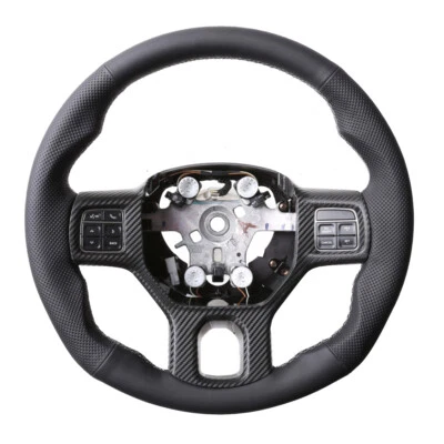 Dodge Lenkrad RAM 1500 Tuning NEU Neu Beziehen Naht silber 57736 - Bild 1 von 4