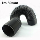 Global Adjustable Flexible Cold Air Intake Pipe Inlet Hose Tube Duct Kit 1m 80mm