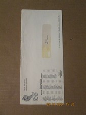 IHL Indianapolis Ice Vintage Defunct Dated 1989-90 Schedule Team Logo Envelope