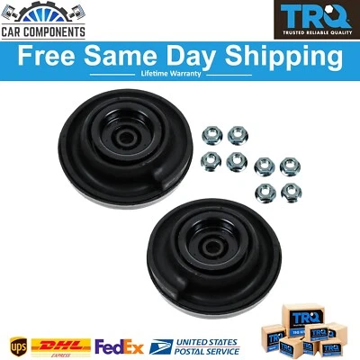 TRQ New Upper Strut Shock Mount Kit Set of 2 For 2000-2015 Ford Jaguar Lincoln - Image 1 of 4
