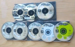 Lot Of 8 Official Playstation Magazine Discs #: 8, 9, 16, 22-25 & 27 W/ 5 Cases - Picture 1 of 16