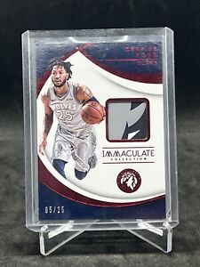 2017-18 Immaculate Collection RED 5/25 DERRICK ROSE SPECIAL EVENT MATERIALS